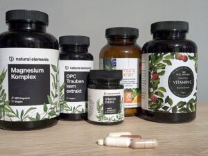 Diese Nahrungsergänzungsmittel nehme ich zur Zeit ein.