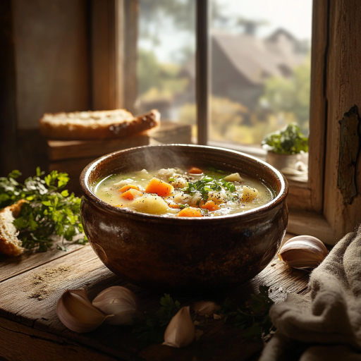 Hühnersuppe gegen Grippe